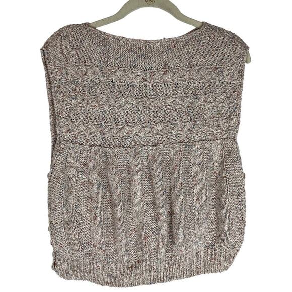 Vintage Toffee silk wool blend lightweight sleeveless sweater size small - Picture 4 of 8